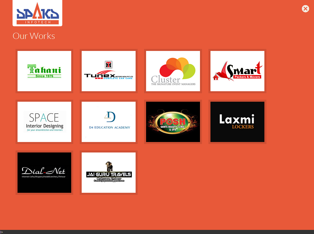 Behance matizmo matizmonet   spaks infotech graphic design brand color pattern logo thrissur kerala Website
