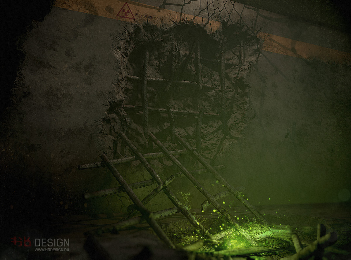stalker metro underground radioactive 3D