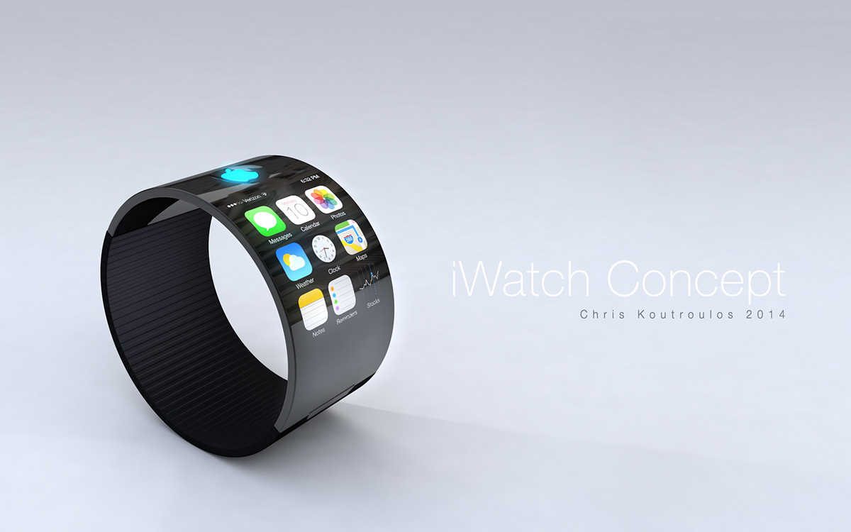 iWatch Concept Visualization apple ios iphone iwatch