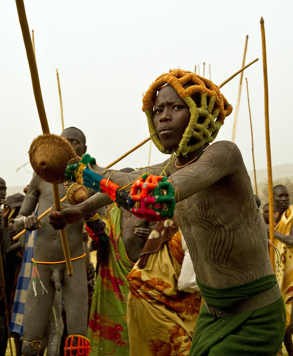 Adobe Portfolio ethiopia saguine mursi omo river tribes Stick fighting