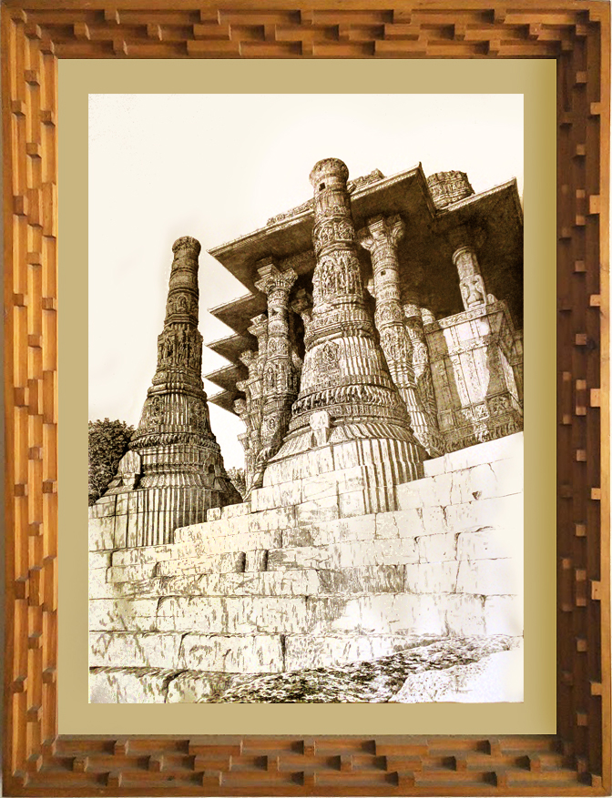 architecture gujarat Gujarati heritage ILLUSTRATION  India line art Modhera Sun Sun Temple