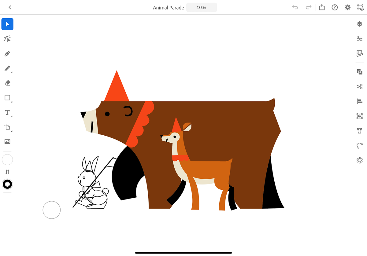 animals Illustrator illustratoronipad iPad parade
