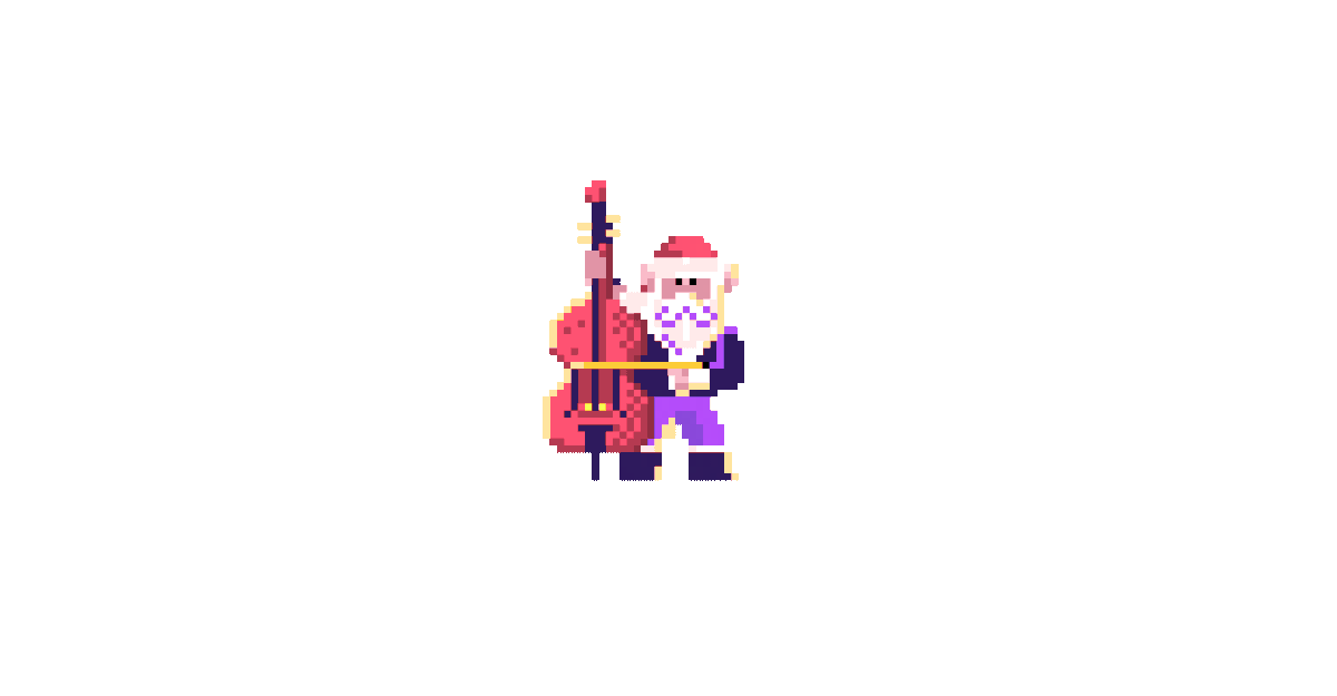 80s 8bit animation  Character design  characters Christmas pixel pixelart Retro santa
