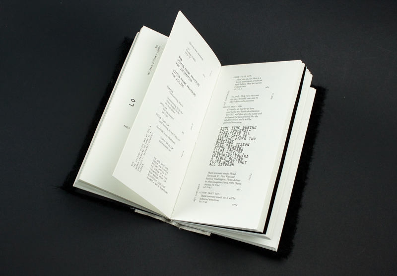 book Script bookcover cover experimental type space odyssey Stanley Kubrick HAL 9000 arthur c. clarke Space  Monolyth text Fur