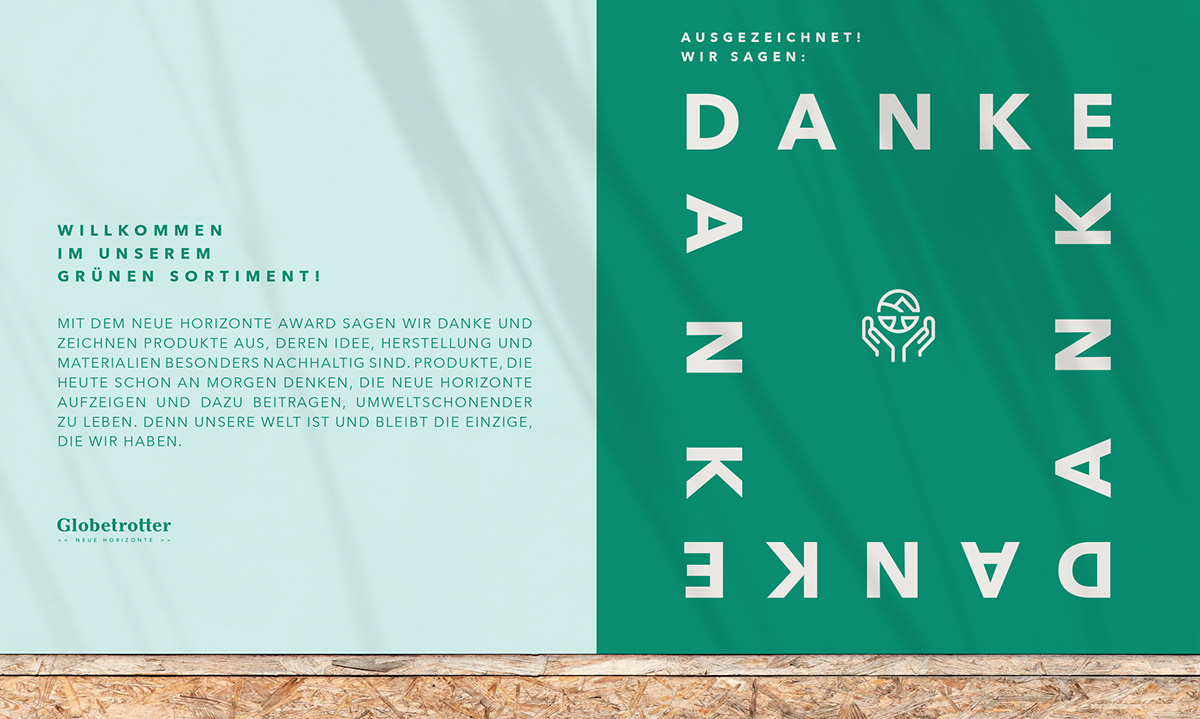 adobedesign globetrotter Kampagne mission statement plakat Sustainability typography   visual identity