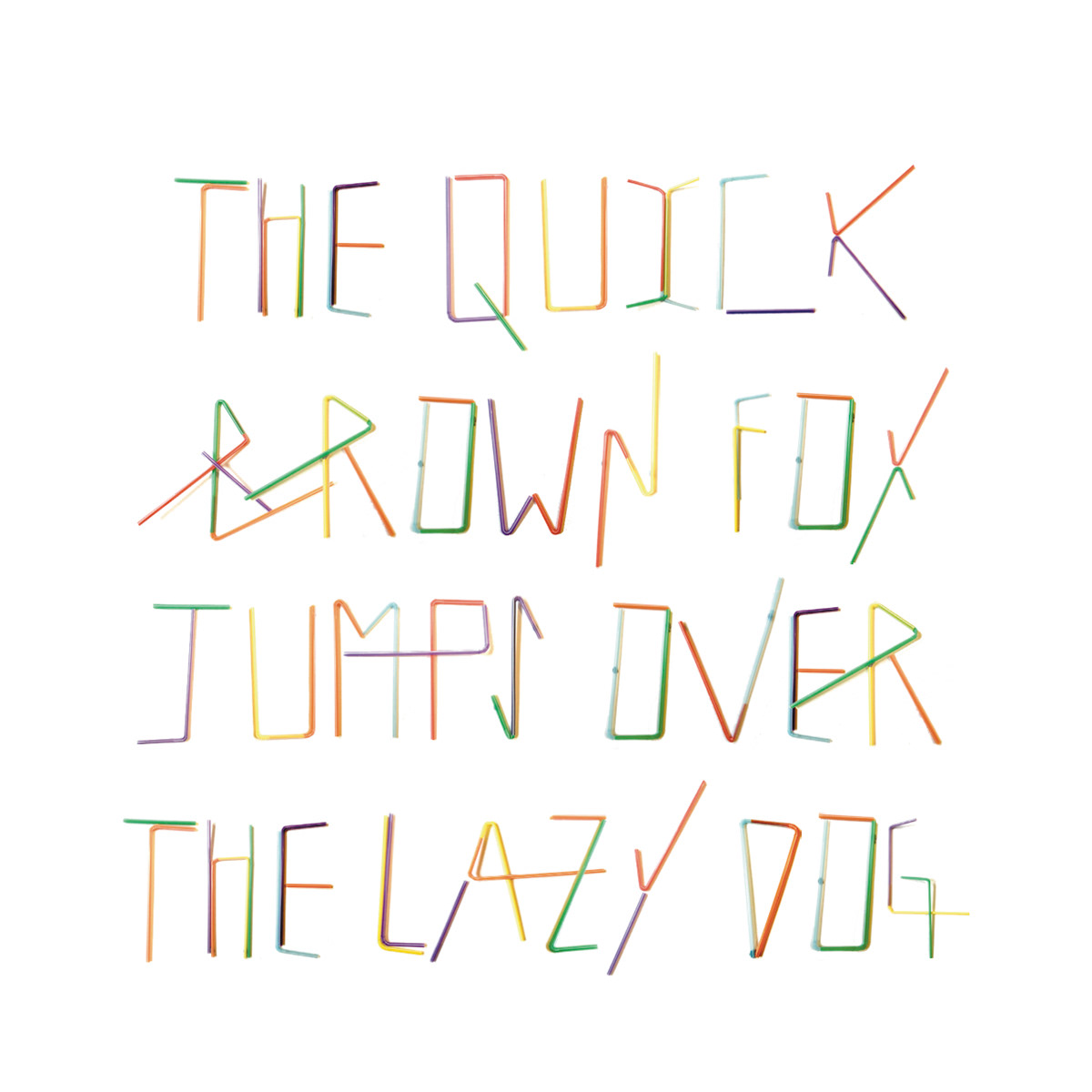 type straws Typeface font typography   graphic design  design