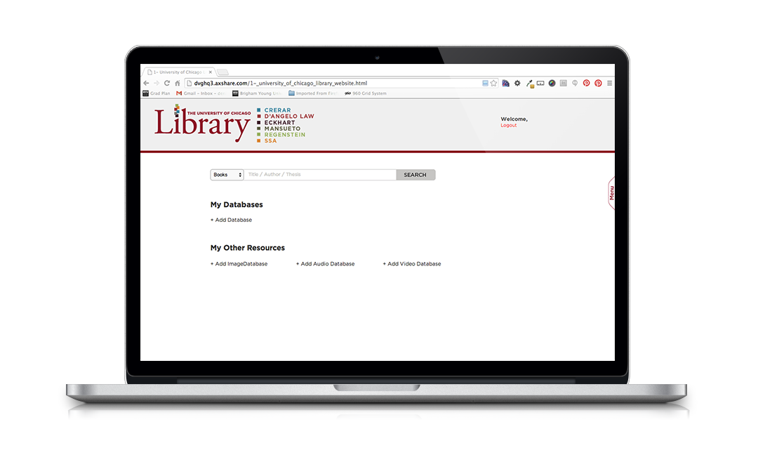 library University of Chicago UX design user experience