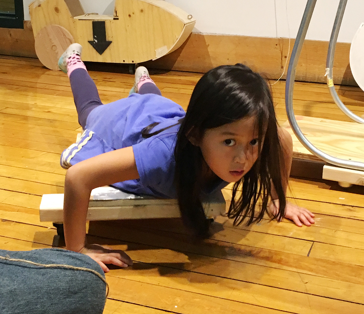 Scooter FLOOR ride-on toddlers preschoolers spin ayako takase risd toy prototyping form