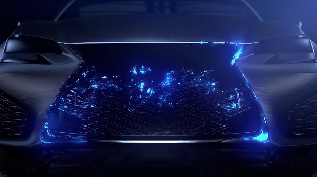 3D CGI car automotive   Lexus luxury sport adrenaline motion design