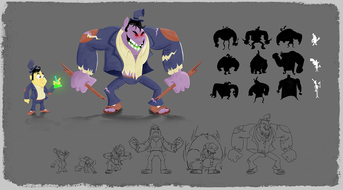 Visual Development Character VisDev Cartoony cartoon lineup caricature   line of action ilustration