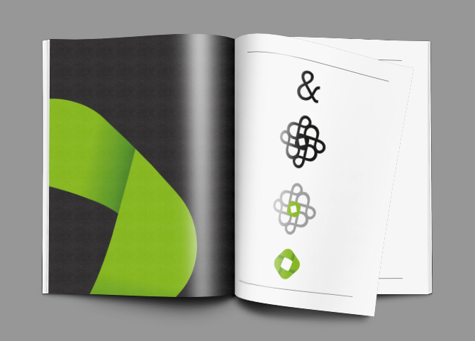 rebranding coundco green Form logo Website brochure businesscards stationary