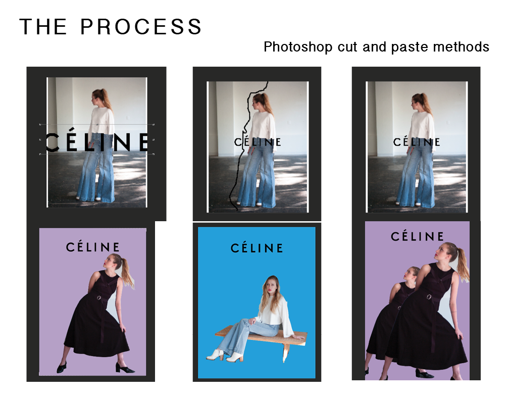 Celine creative direction b&w black and white