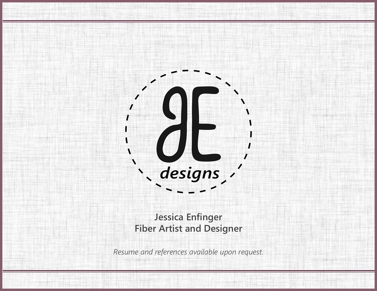 InDesign design fibers portfolio