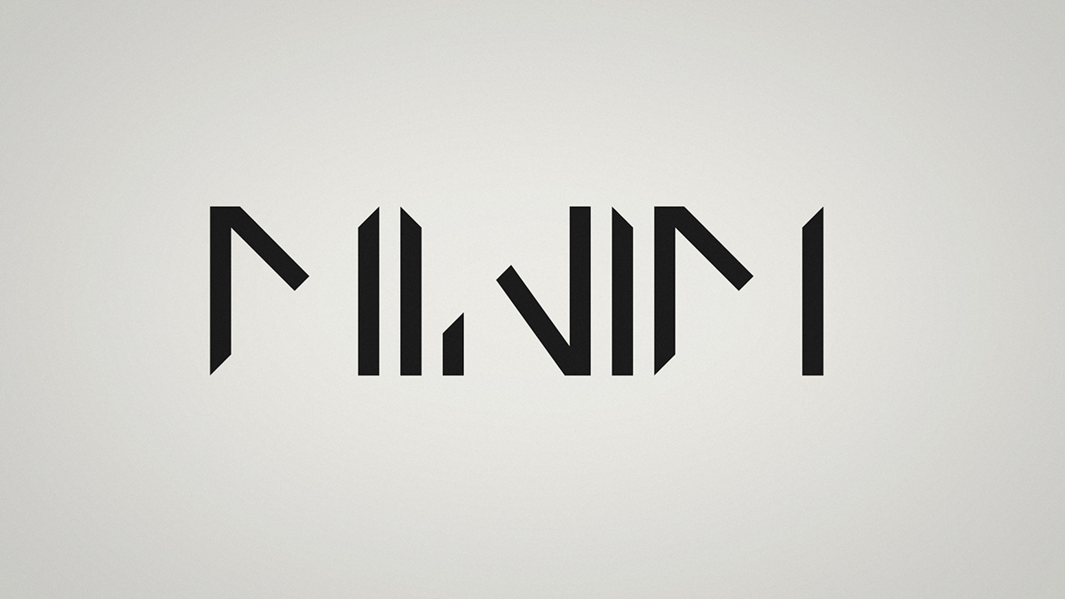 minim  minimalism  ion  typography font type simple  spherikal