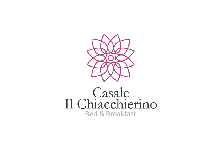 B&B ilchiacchierino logo corporate Webdesign bed & breakfast Casale