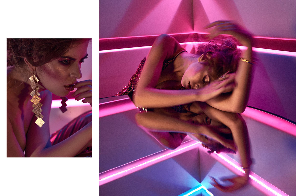 Pedro Afonso Aphrodite neon motel beauty female artistagency producer