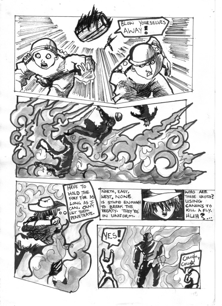 Graphic Novel comics panel