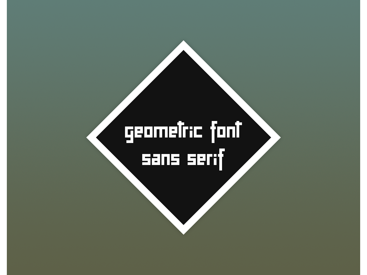 font geometric sans-serif free Free font square