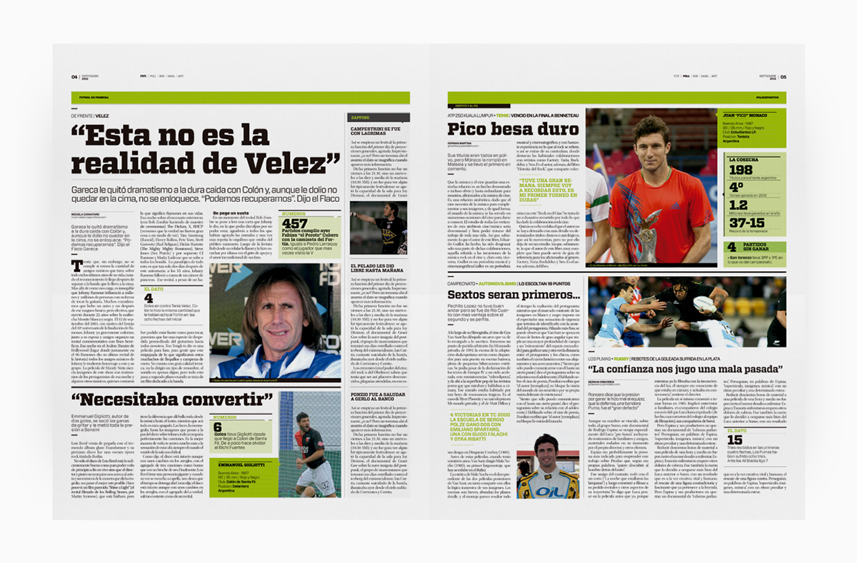 tipografia typographi diseño grafico editorial deporte Futbol diario periodico sport cosgaya catedra cosgaya newspaper