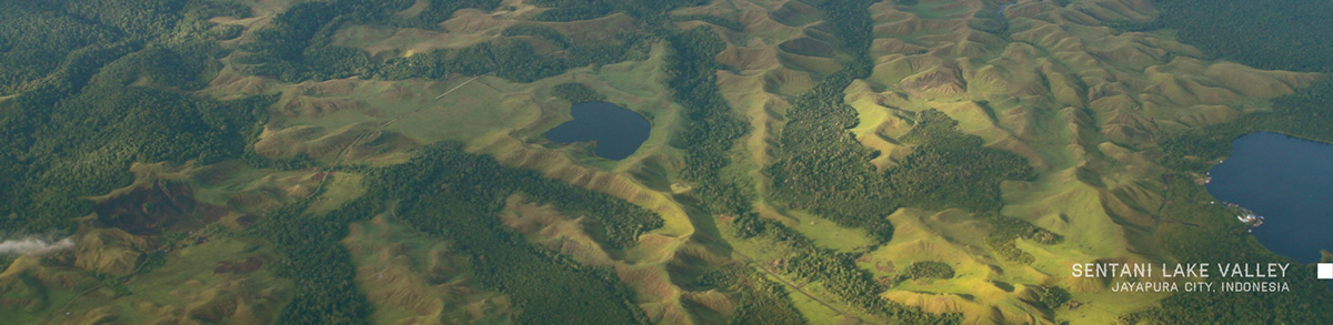 Landscape panorama Jayapura Papua indonesia Nature