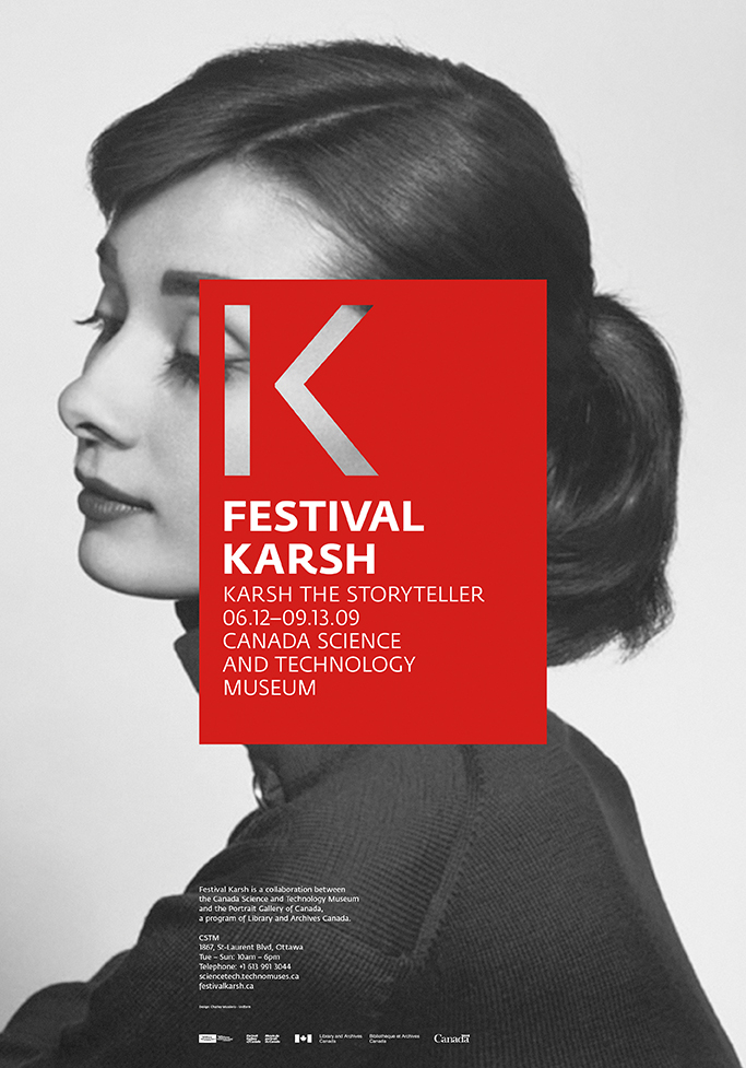 identity poster photo yousuf karsh colors art Website festival Exhibition  type