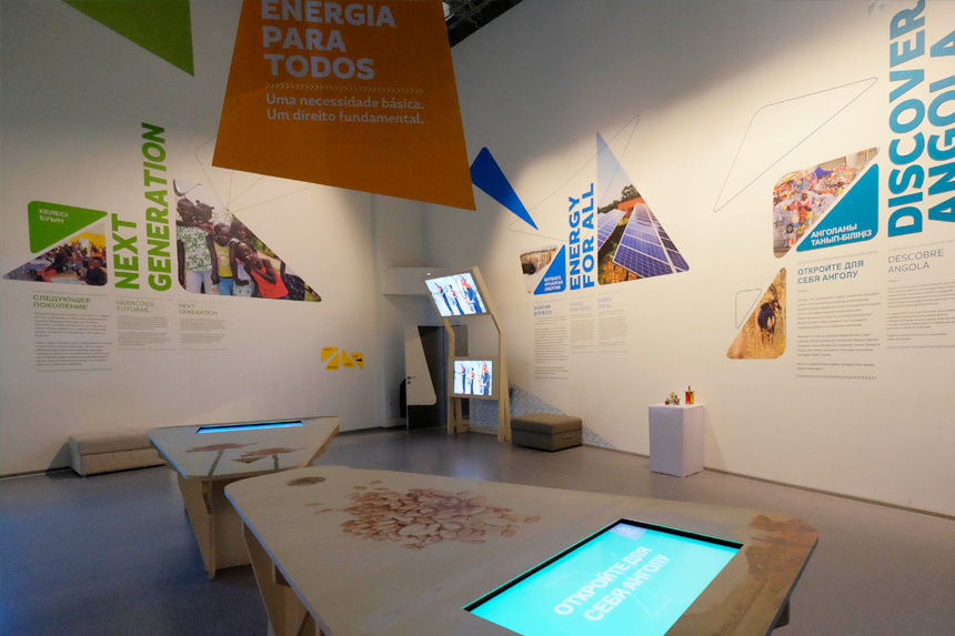 angola pavilion Exhibition Design  expo astana angolapavilion graphic