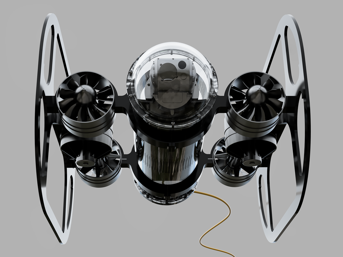 drone gözlem keşif rov sualtı underwater