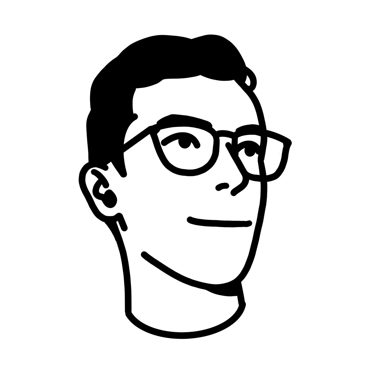 I will illustrate a minimalist avatar drawing for your profile picture by  fajadesign