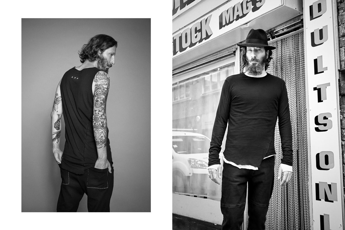 AKA Clothing streetwear fashion photography monochrome black and white
