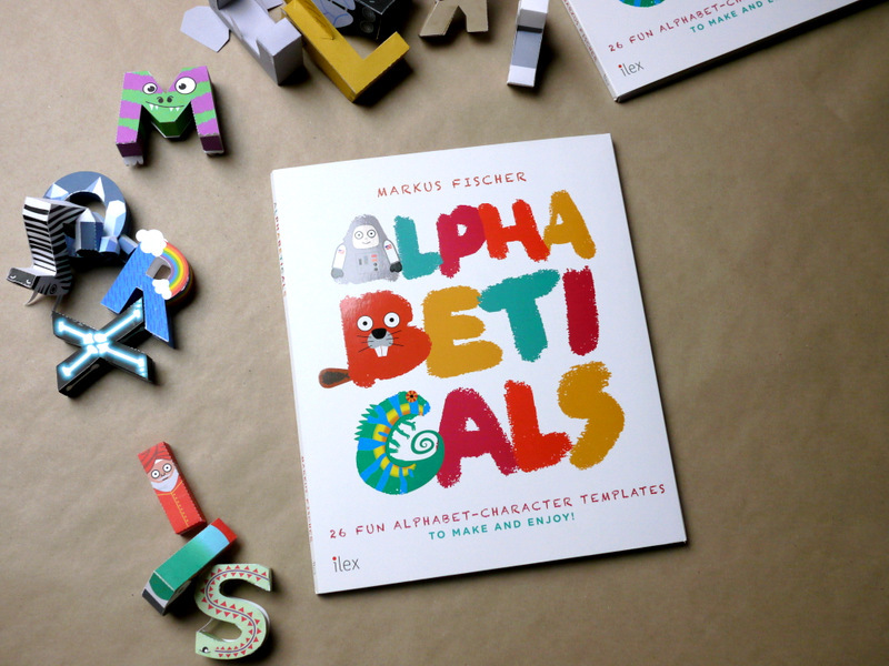papercraft toys alphabet