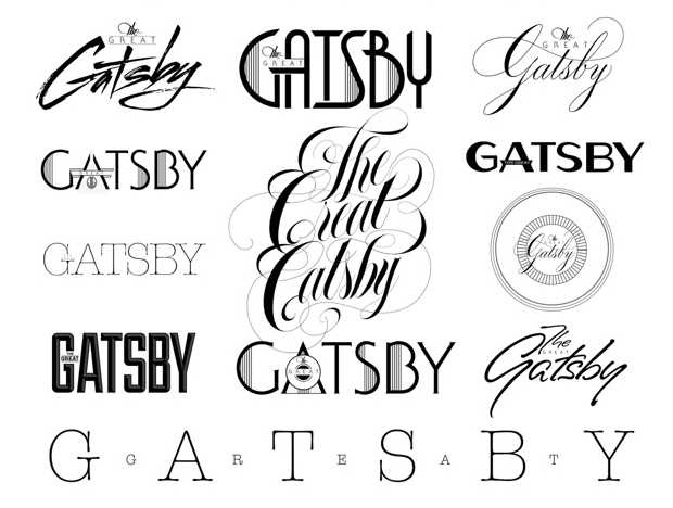 gatsby The Great Gatsby logo like minded studio art deco Baz Luhrmann Catherine Martin Bazmark warnerbros title design