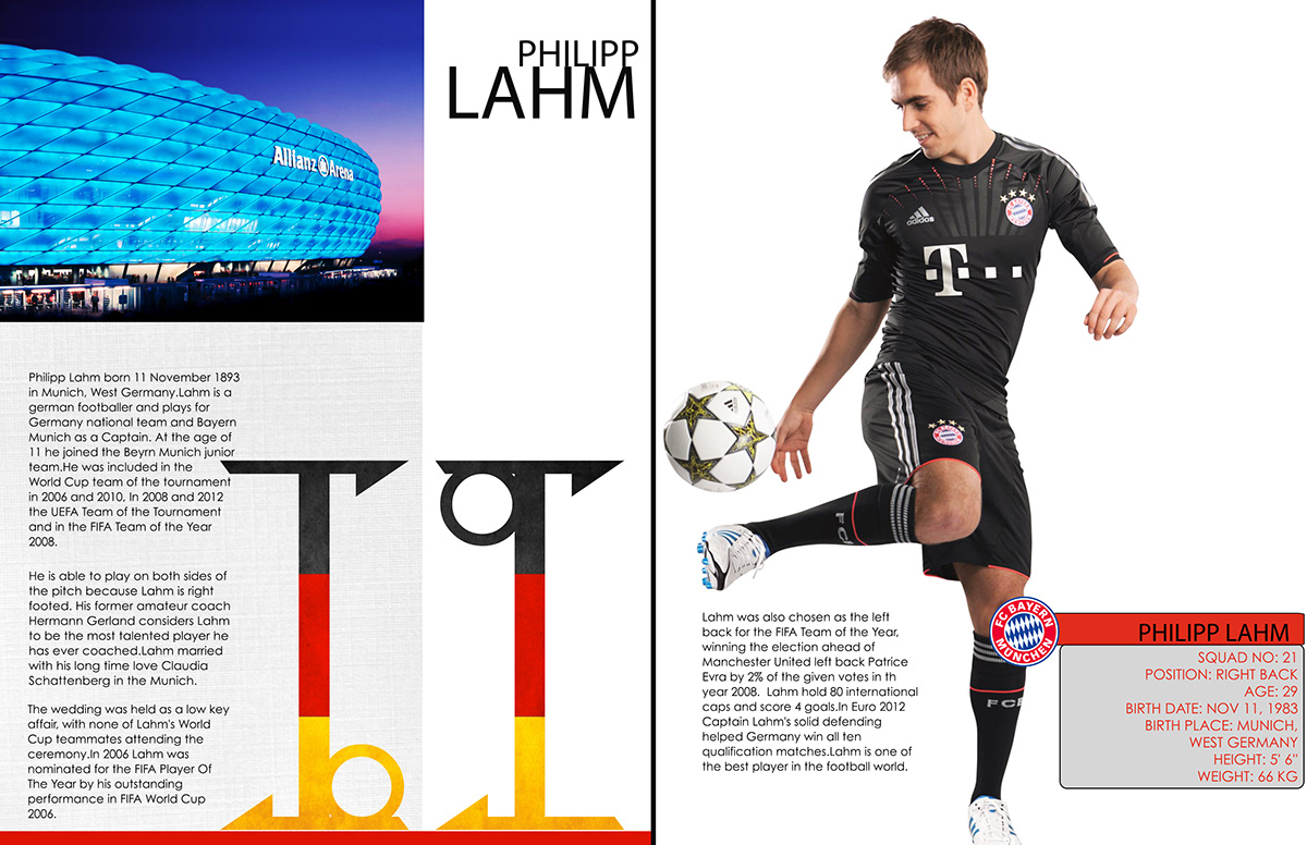 soccer messi football germany spain Italy magazine concept art