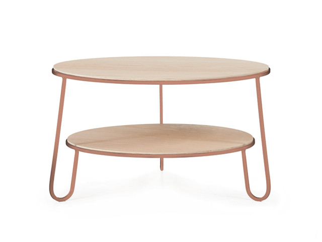 table side table Low table design furniture Interior wood metal harto Amandine Chhor Aïssa Logerot