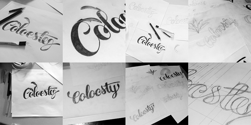 color colour store logo logos Logotype inspire London lettering video process video timelapse Timelapse Video process Startup