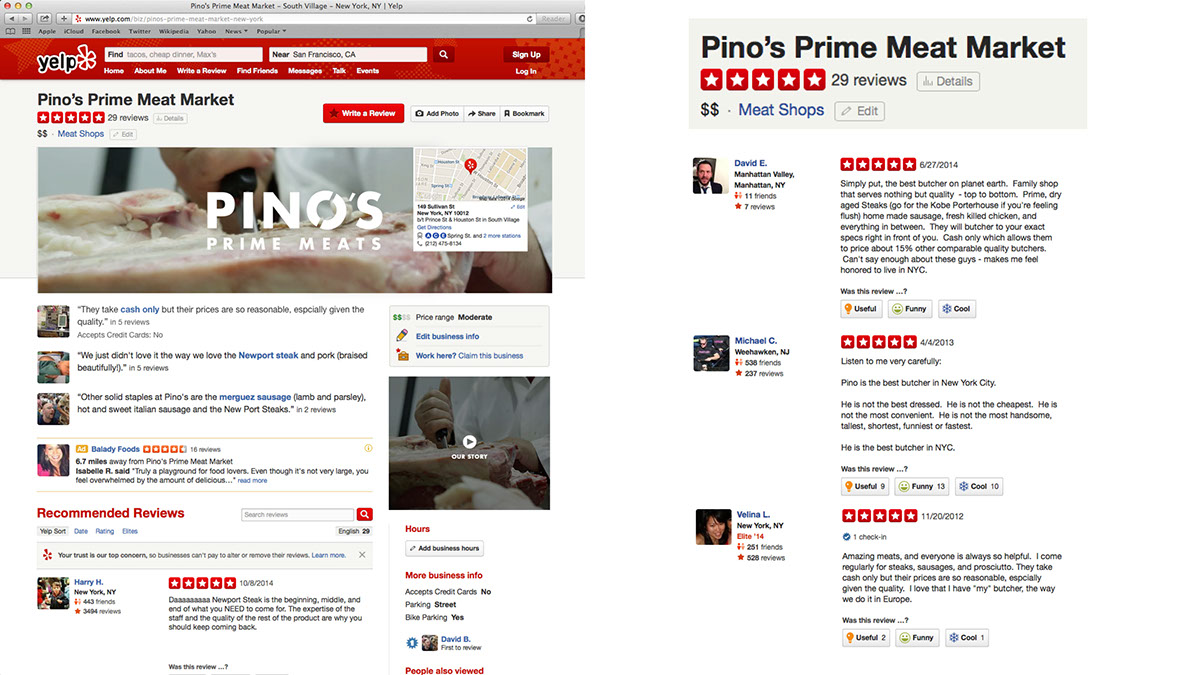 butcher meats soho newyork logo rebranding Pino Documentary 