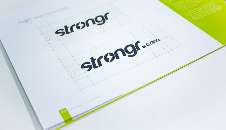 brand strongr TechNutrition identity corporate visual visualidentity logo type font sport lifestyle Guide designguide productdesign