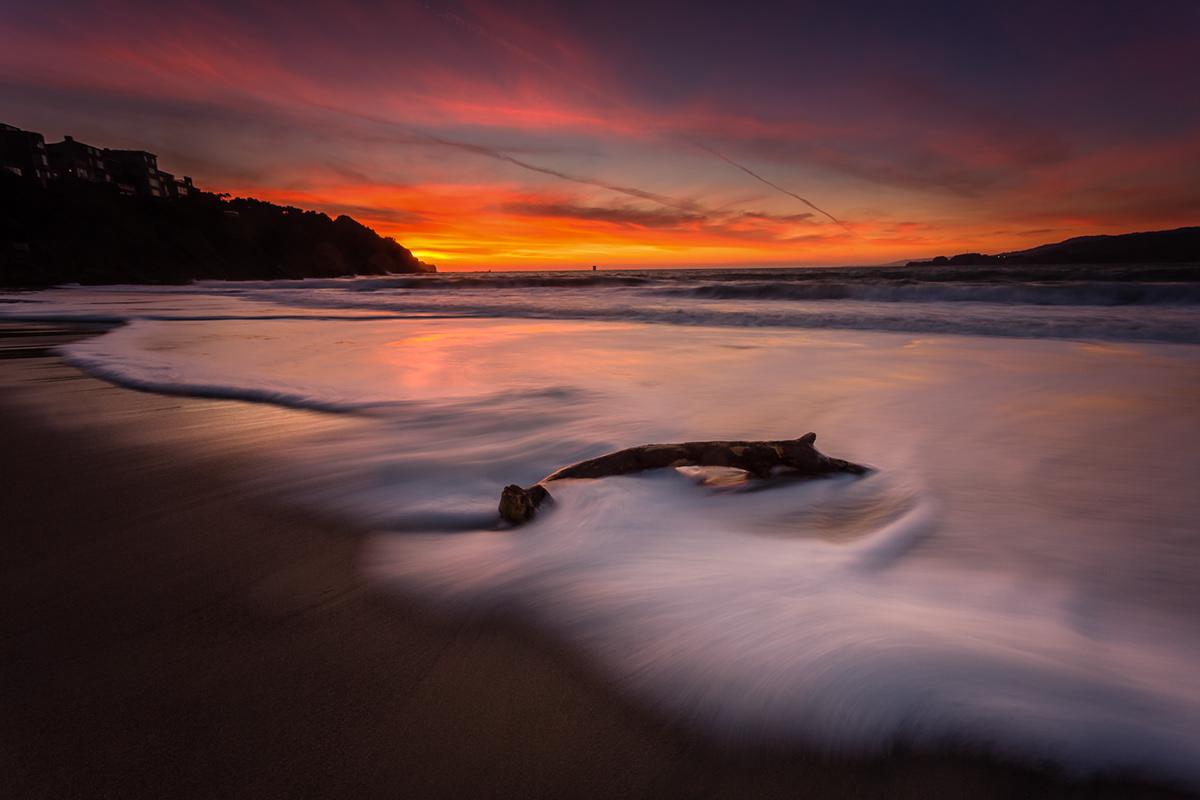 seascape Landscape Ocean san francisco scenic Beautiful colorful lightroom filters sunsets pacific processed beach long exposure