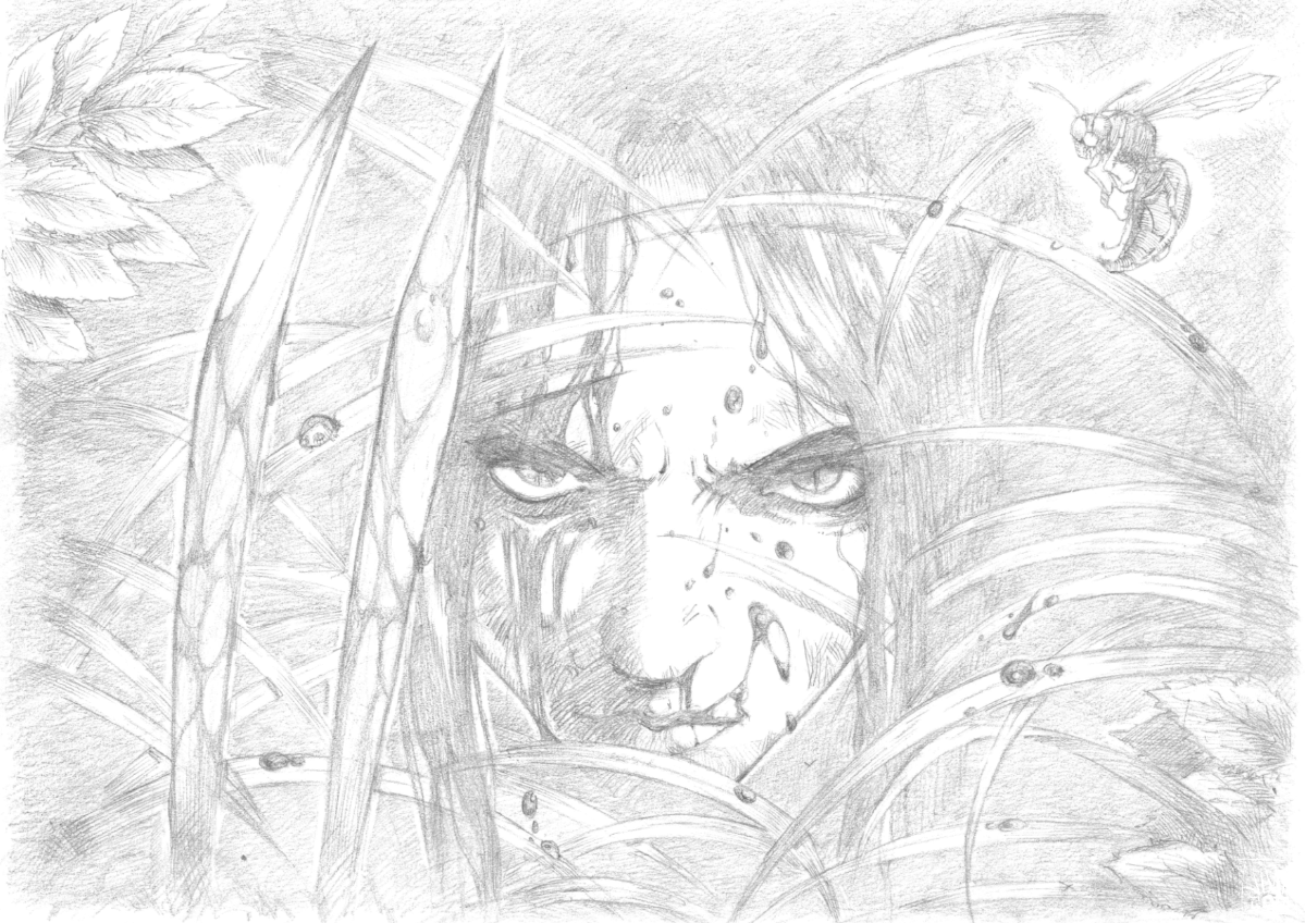 comic darkness fanart ink drawing jungle manga marvel wolverine x23 Xmen