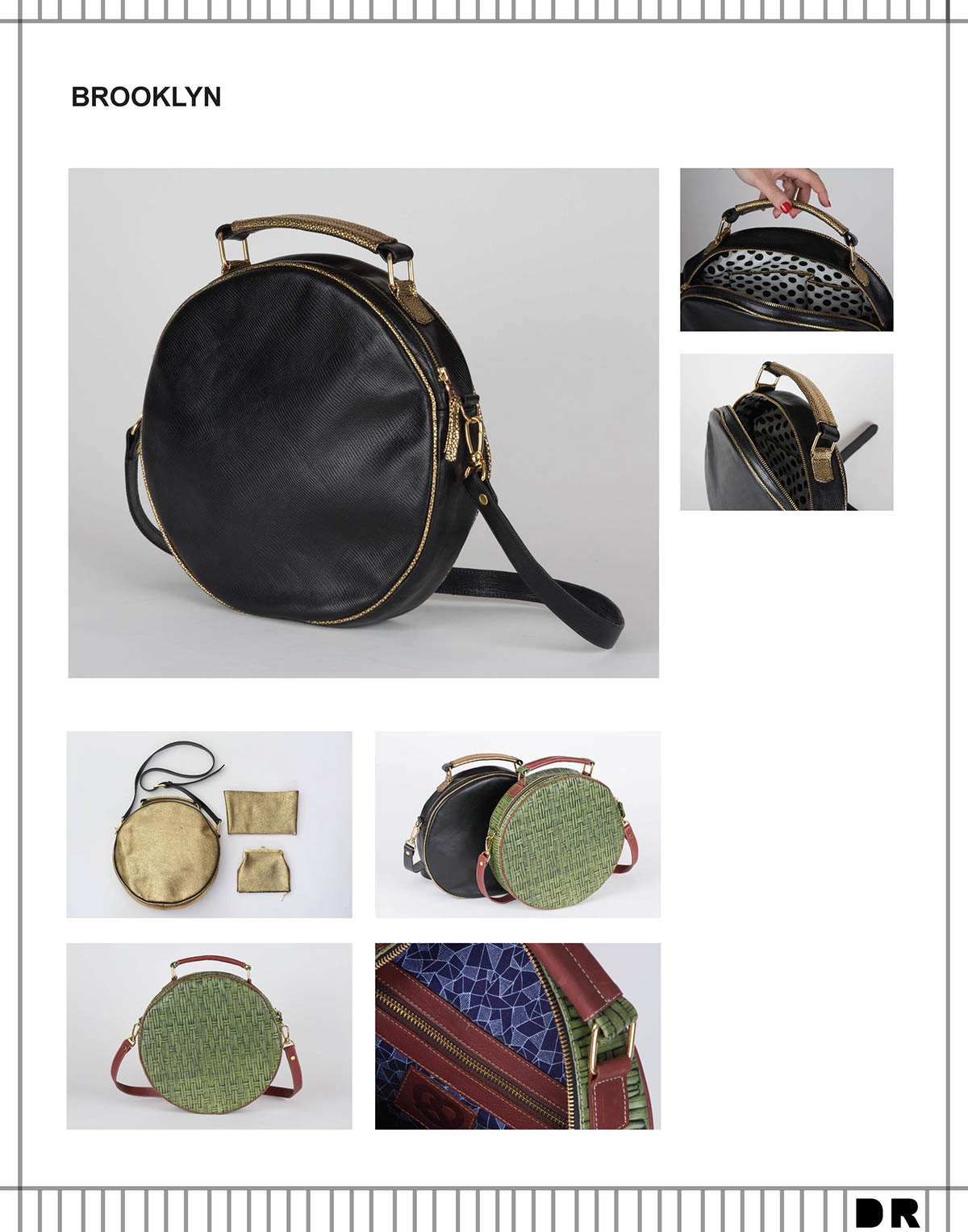 handbags small leather goods design leather art construction concept