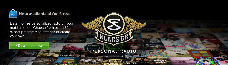 Slacker Radio web