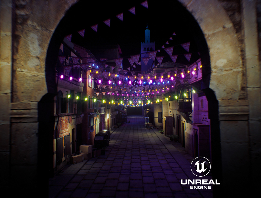 ramadan kareem islamic arabic muslim 3D Render Unreal Engine 5 3d modeling Unreal Engine