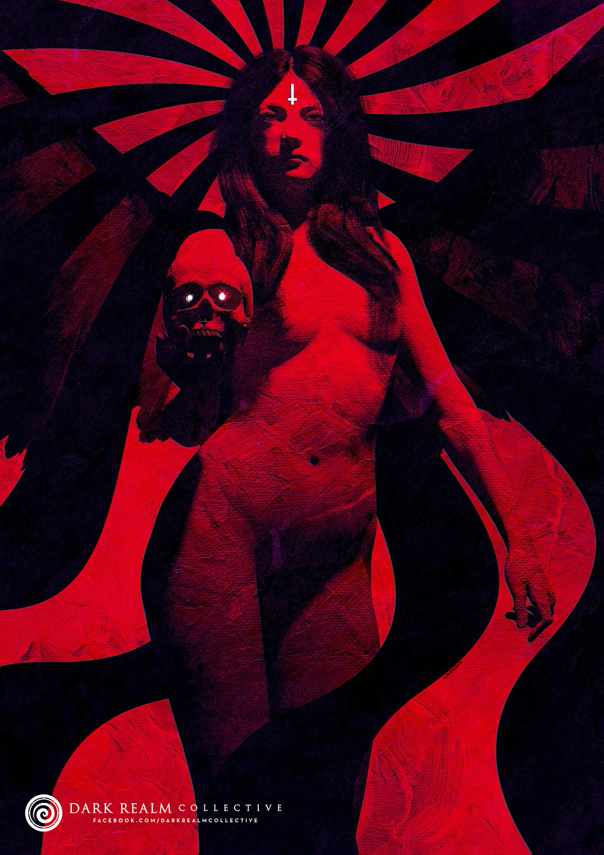 horror art darkrealmcollective dark creepy Terror