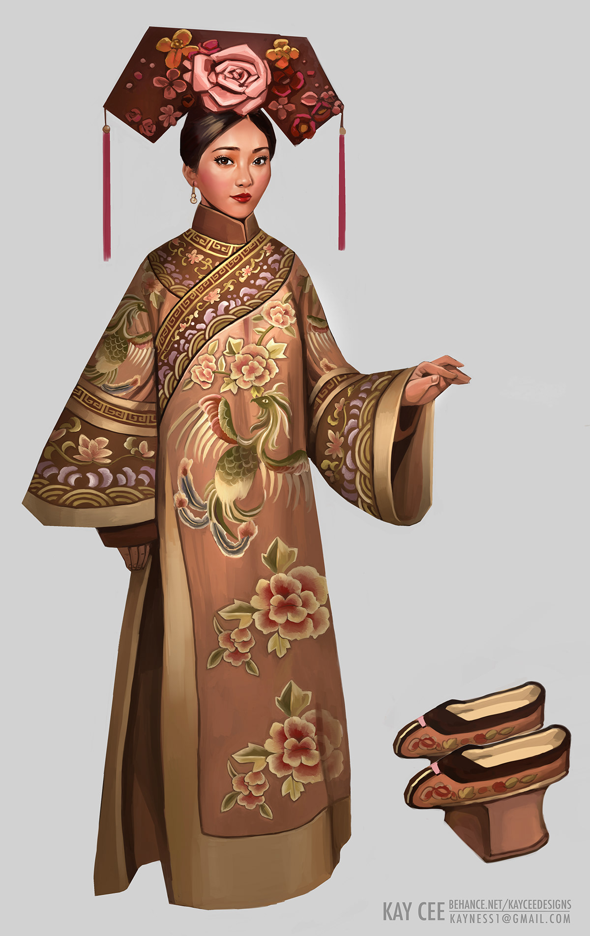chinese dress qipao cheongsam Character design  characterart Conceptdesign costumedesign