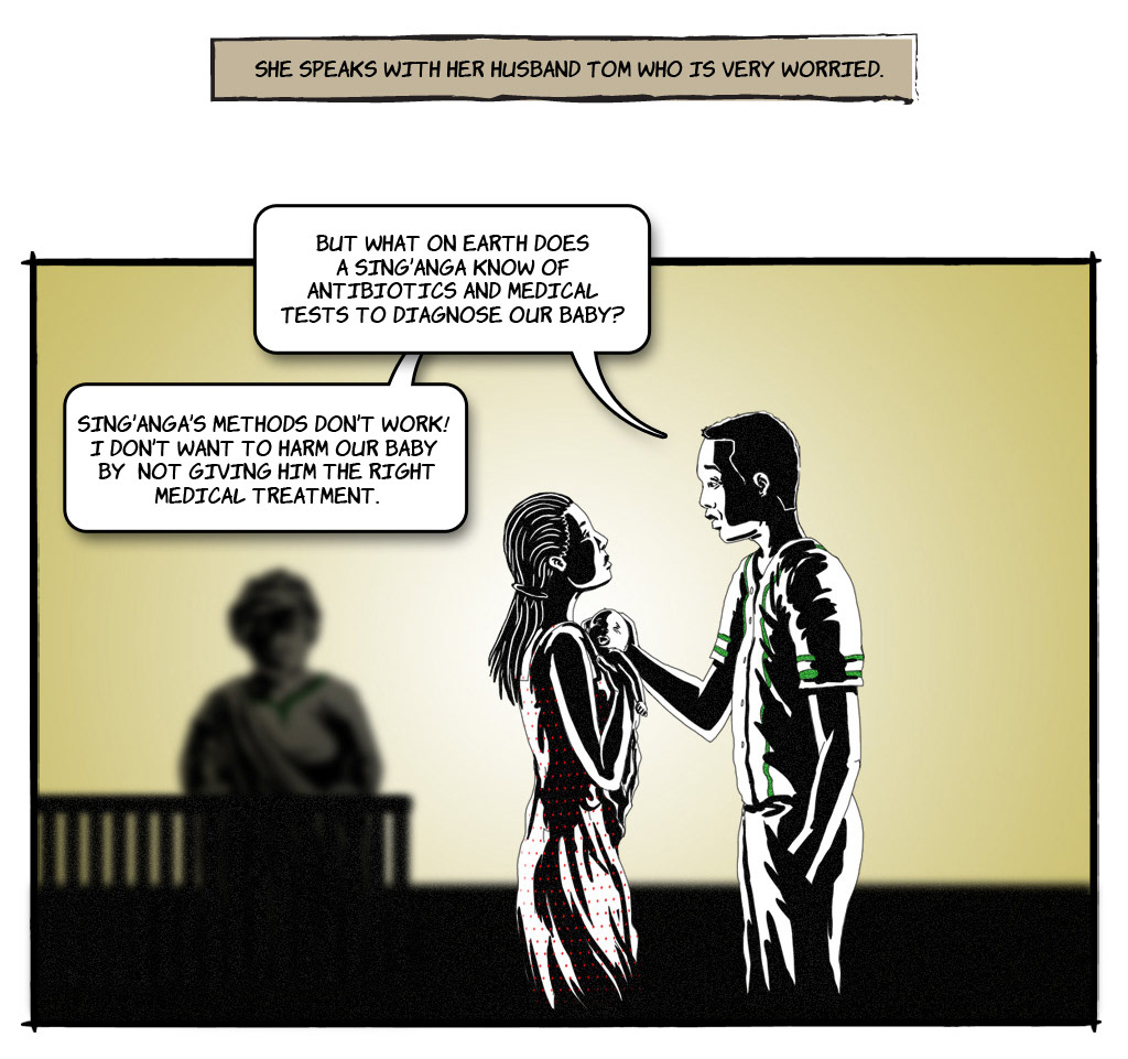 ruth's story Graphic Novel online campaign Infant mortality parallax Web Comic Book Sequential Art gavin booyens gary welsh