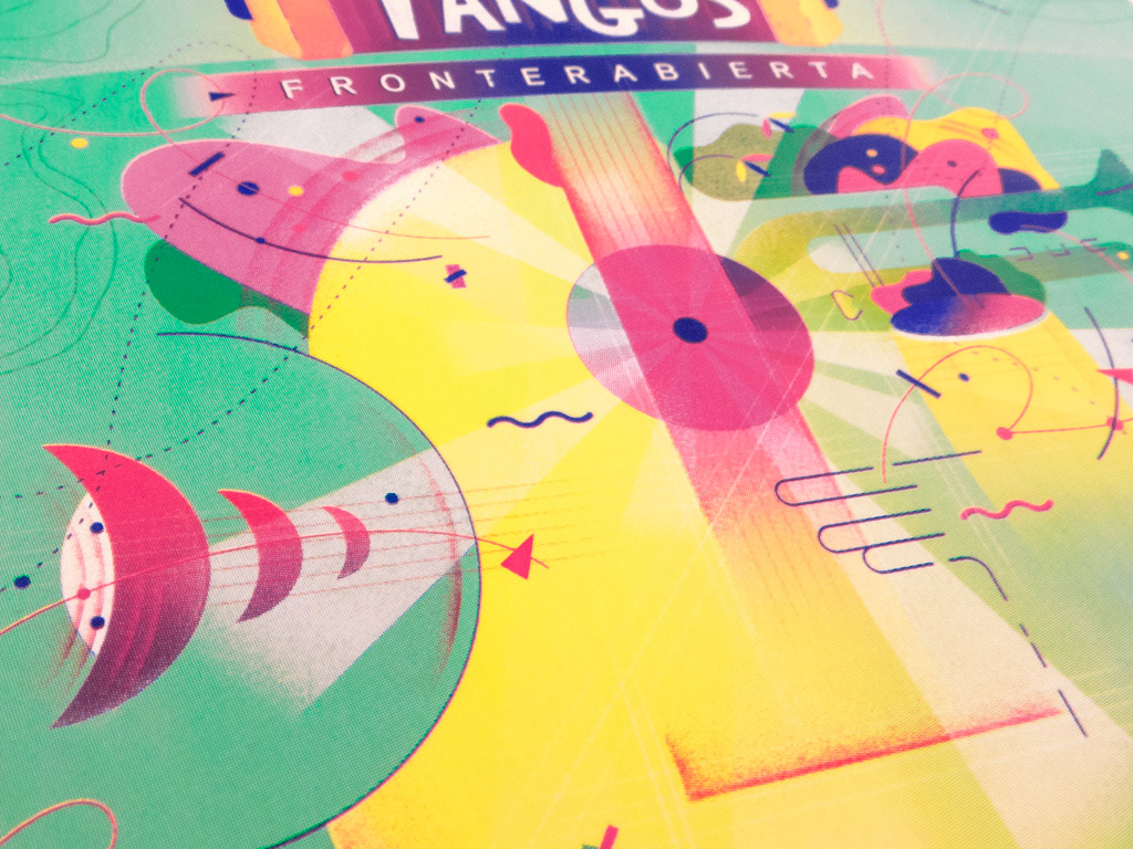 animation  cd cdcover ILLUSTRATION  music Packaging print tango vector visualart