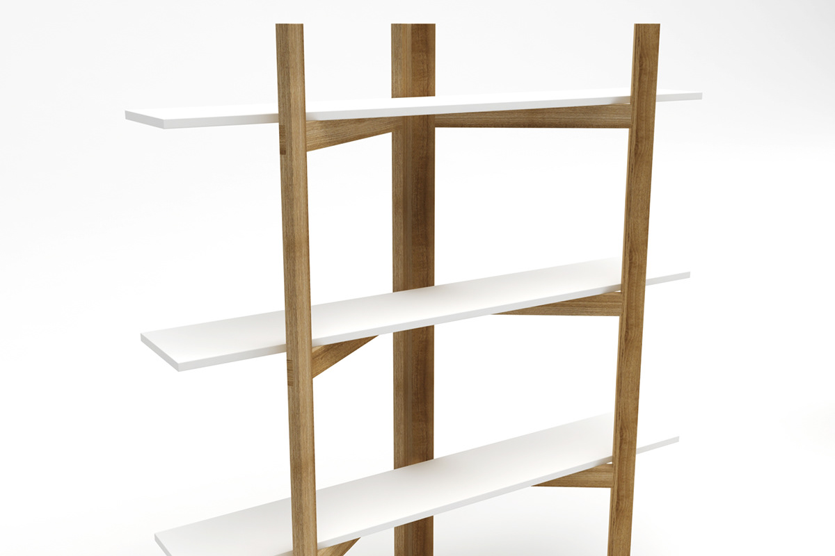Shelf furniture wood Foldable shelves