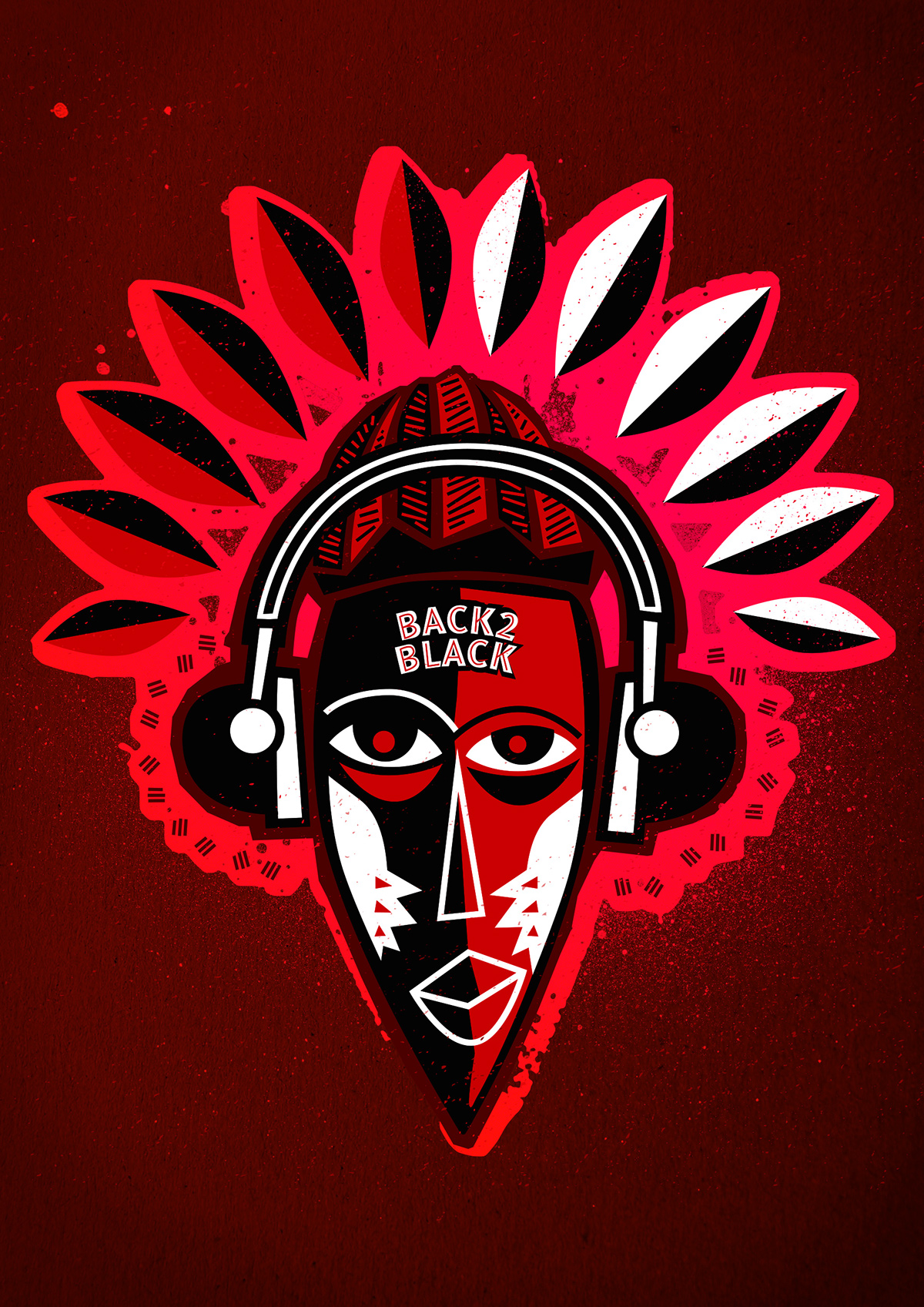 Funkhaus Europa Summerstage 2013 poster african masks World Music concert