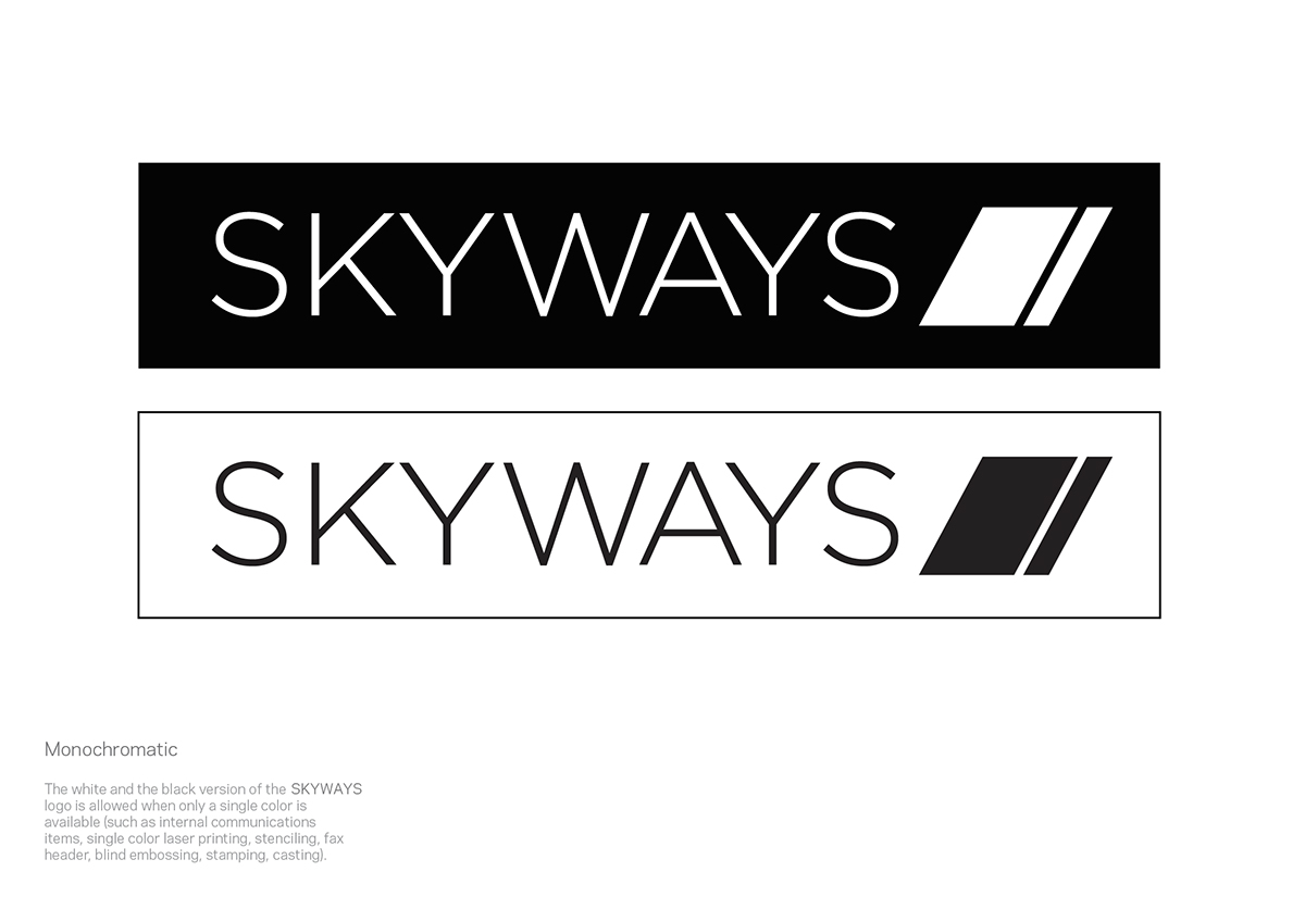 logo Logotype identity visual design graphic brand promo Airways plane Airlines stationary Stationery