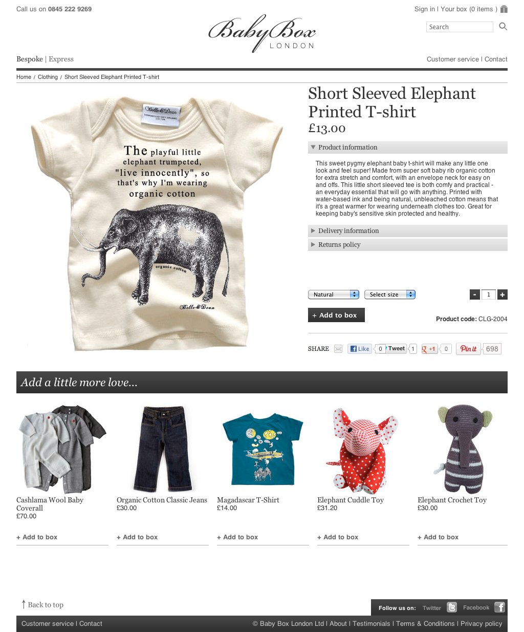 Adobe Portfolio baby box luxury gifts family