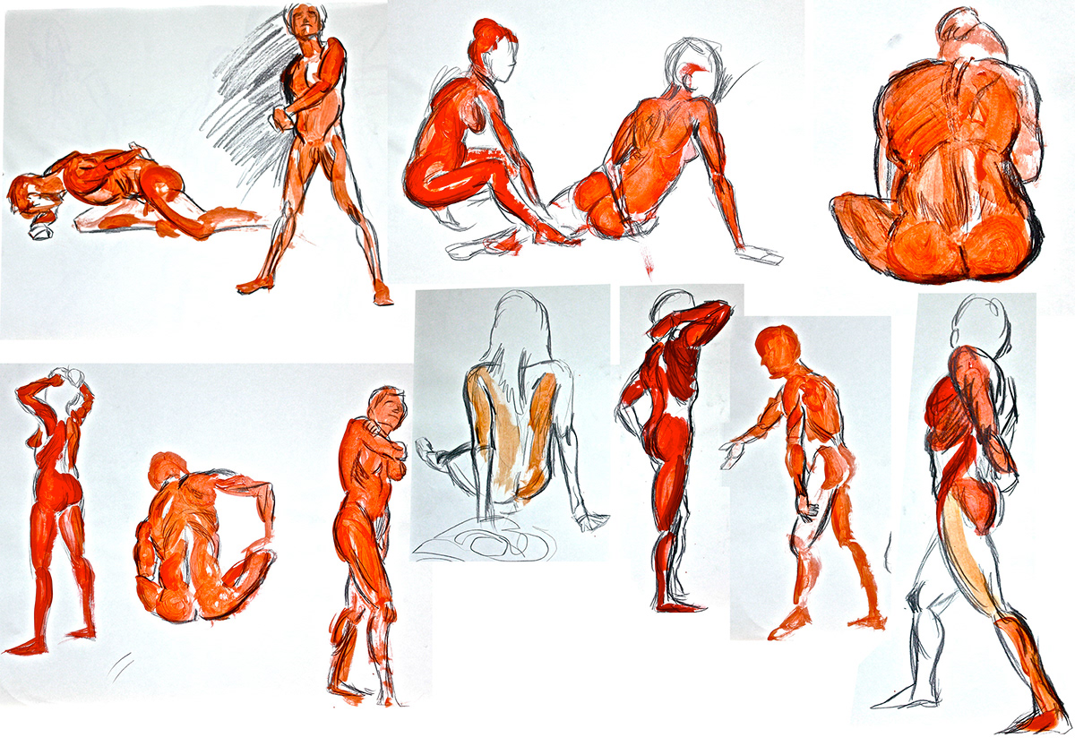 Figure Drawing Draft draftsmanship nudes nude animal animals